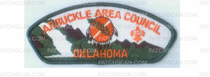Patch Scan of Arbuckle Area Council shoulder patch (PO 85023r6)