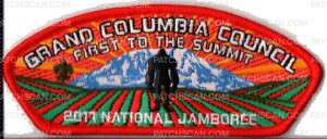 Patch Scan of Grand Columbia Council First To The Summit National Jamboree 2017