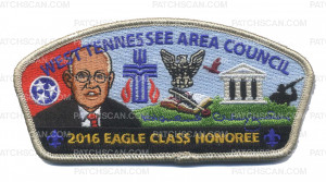 Patch Scan of West TN Area Council- 2016 Eagle Class Honoree 