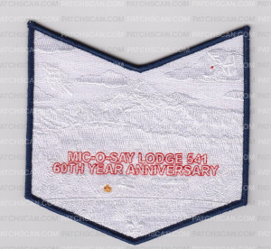 Patch Scan of Mic-o-Say 60th Anniversary Set Pocket
