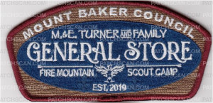 Patch Scan of General Store CSP burgundy 