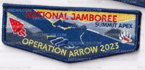 Patch Scan of Jamboree Patch OA Staff Flap Set