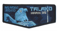Talako No NOAC 2020 blue flap Marin Council #35
