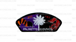 Patch Scan of 2017 Palmetto Council BSA - Friends Of Scouting 