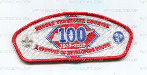 Patch Scan of Middle TN Council (White Background) Red Border 