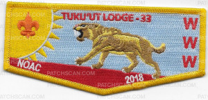 Patch Scan of Tuku'Ut Lodge 33 NOAC 2018 - pocket flap