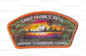 Patch Scan of Camp Frank S Betz CSP (orange border)