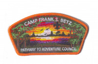 Camp Frank S Betz CSP (orange border) Pathway to Adventure Council #