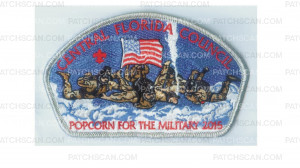Patch Scan of Popcorn For The Military CSP Marines silver border