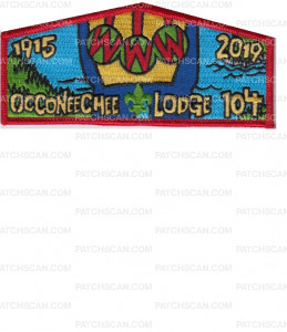 Patch Scan of Occoneechee Lodge 1915-2019 Thundy HeadRegular Thread border bottom patch