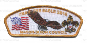 Patch Scan of TRAIL THE EAGLE 2016 CSP GOLD BORDER
