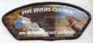 Patch Scan of 2013 Jamboree- Five Rivers Council- Beaver- #207739