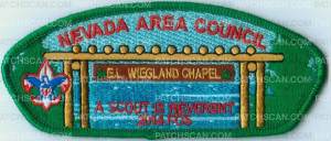 Patch Scan of 2014 FOS SCOUT IS REVERENT GREEN