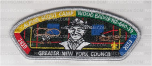 Patch Scan of GNYC Wood Badge CSP silver 