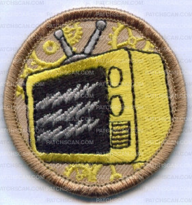 Patch Scan of Television Patrol Patch