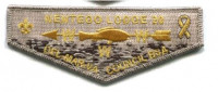 Nentego Lodge Yellow Ribbon Flaps-Metallic Del-Mar-Va Council #81