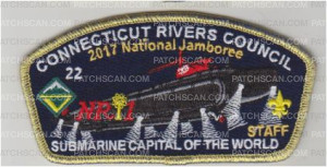 Patch Scan of CRC National Jamboree 2017 STAFF #22