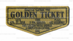 Patch Scan of Santee Lodge Golden Ticket Flap