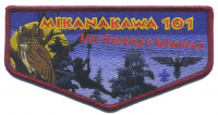 mikanakawa 101 2017 National Jamboree Set- Top Flap Circle Ten Council #571