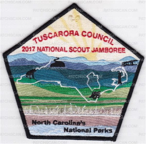 Patch Scan of Tuscarora 2017 National Jamboree Center Patch 