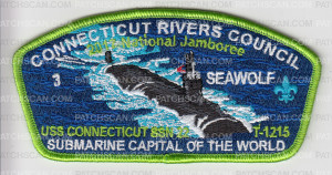 Patch Scan of CRC National Jamboree 2017 Connecticut #3
