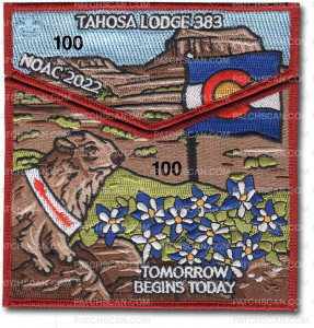 Patch Scan of P24797_AB Numbered Tahosa Lodge NOAC 2022 Trader Set