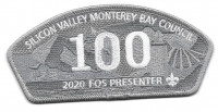 SVMBC 2020 FOS Presenter Silicon Valley Monterey Bay Council #55