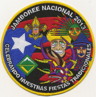 30096 - 2013 Jambo Pocket Patch - 3.5" Puerto Rico Council #661
