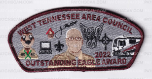 Patch Scan of Jim Matlock Outstanding Eagle Award CSP