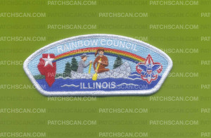 BSA Rainbow Council S-2b CSP Illinois Scout Stuff Backing