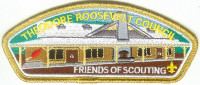 Theodore Roosevelt Council - Silver Metallic Theodore Roosevelt Council #386