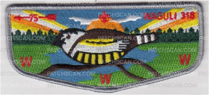Patch Scan of Waguli 318 Honor Flap Silver  