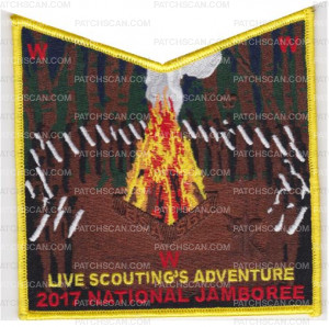 Patch Scan of Amangamek-Wipit Lodge 470 2017 National Jamboree OA Pocket