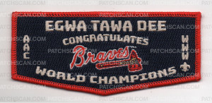 Patch Scan of EGWA BRAVES LODGE FLAP
