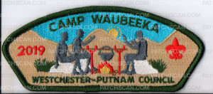 Patch Scan of Westchester - Putnam Council Camp Waubeeka, Camp Buckskin & Summit Base 2019