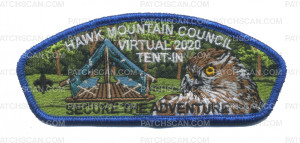 Patch Scan of Secure the Adventure (Blue Metallic)