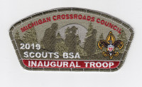 Inaugural Troop 2019  Michigan Crossroads Council #780