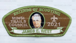 Patch Scan of Minsi Trails FOS 2021 James E West