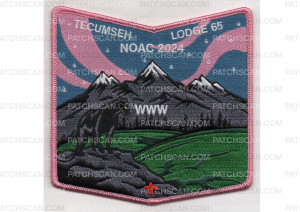 Patch Scan of 2024 NOAC Fundraiser Pocket Patch (PO 101344)