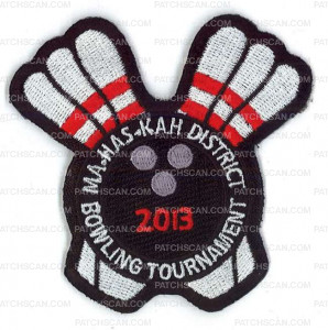 Patch Scan of X166355B BOWLING TOURNAMENT 2013