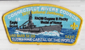 Patch Scan of CRC National Jamboree 2017 Barb #69
