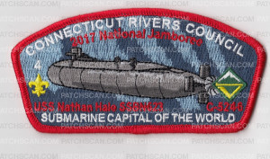 Patch Scan of CRC National Jamboree 2017 Nathan Hale #4