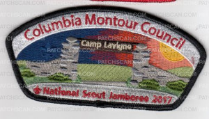 Patch Scan of 2017 National Jamboree Camp Lavigne