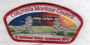 Patch Scan of 2017 National Jamboree Camp Lavigne