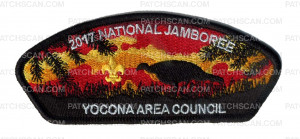 Patch Scan of 2017 National Jamboree - Yocona Area Council - Turkey 