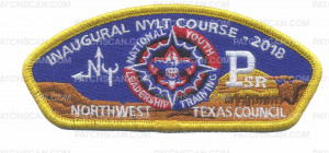 Patch Scan of Northwes Texas Council Inaugural NYLT CSP 