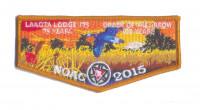 K122759 - LAKOTA LODGE TOGETHER IN SERVICE NOAC 2015 FLAP (FALL/YELLOW) Northwest Suburban Council #751