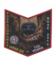 NOAC Brown Bear pocket patch (34405) Daniel Webster Council #330