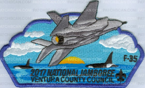Patch Scan of F-35 CSP 2017 National Scout Jamboree VCC