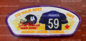 Patch Scan of Mason Dixon- FOS 2022 (Scott Paddack) Do Your Best 